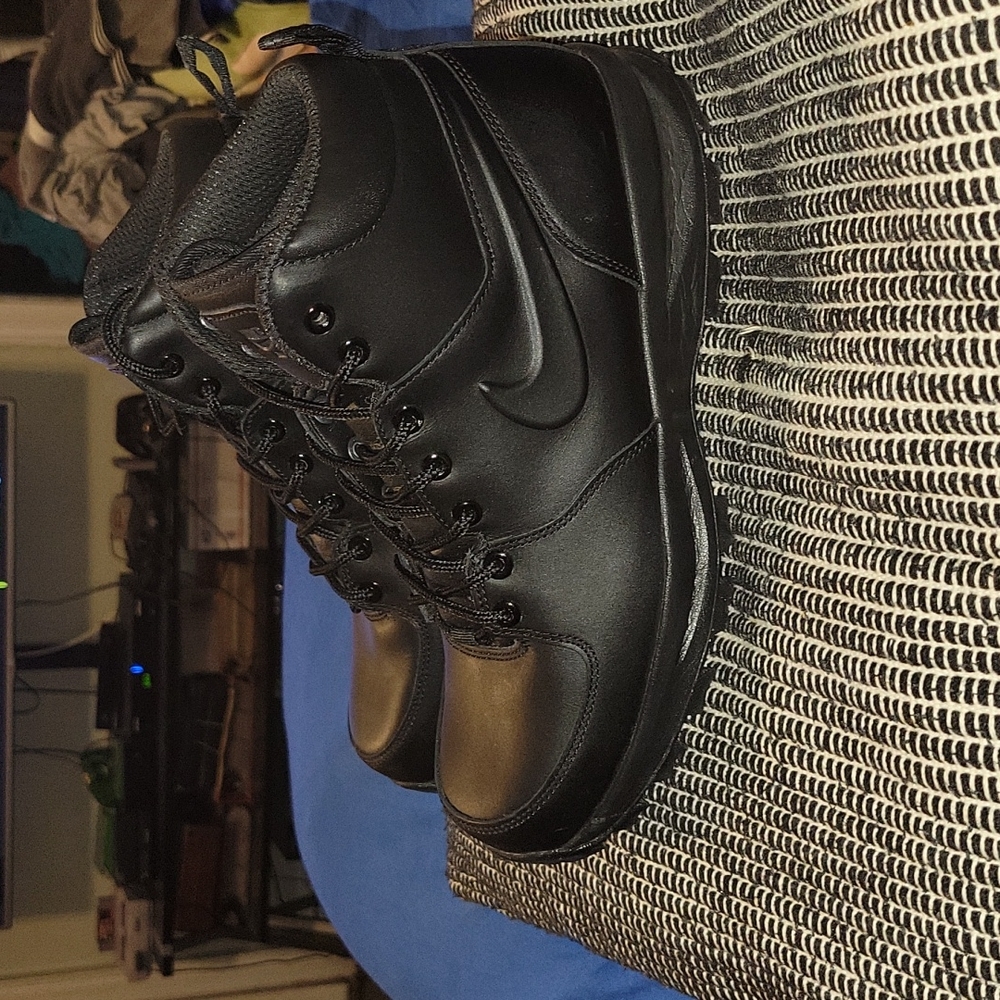 Nike Manoa Leather Men's Boots, Black, Size 10